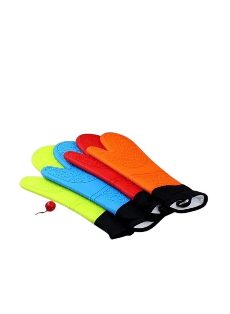 Multi-colored thermal kitchen gloves - Image 2