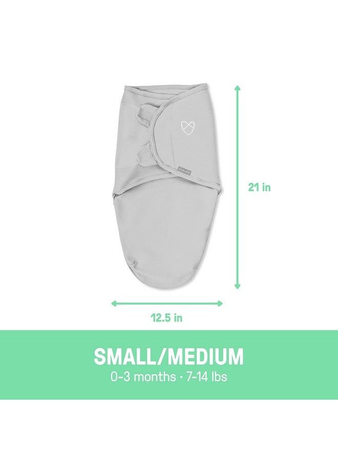SwaddleMe - By Ingenuity Original Swaddle Size Small/Medium For Ages 0 3 Months 7 14 Pounds Up To 26 Inches Long 2 Pack Baby Swaddle Blanket Wrap - Image 1