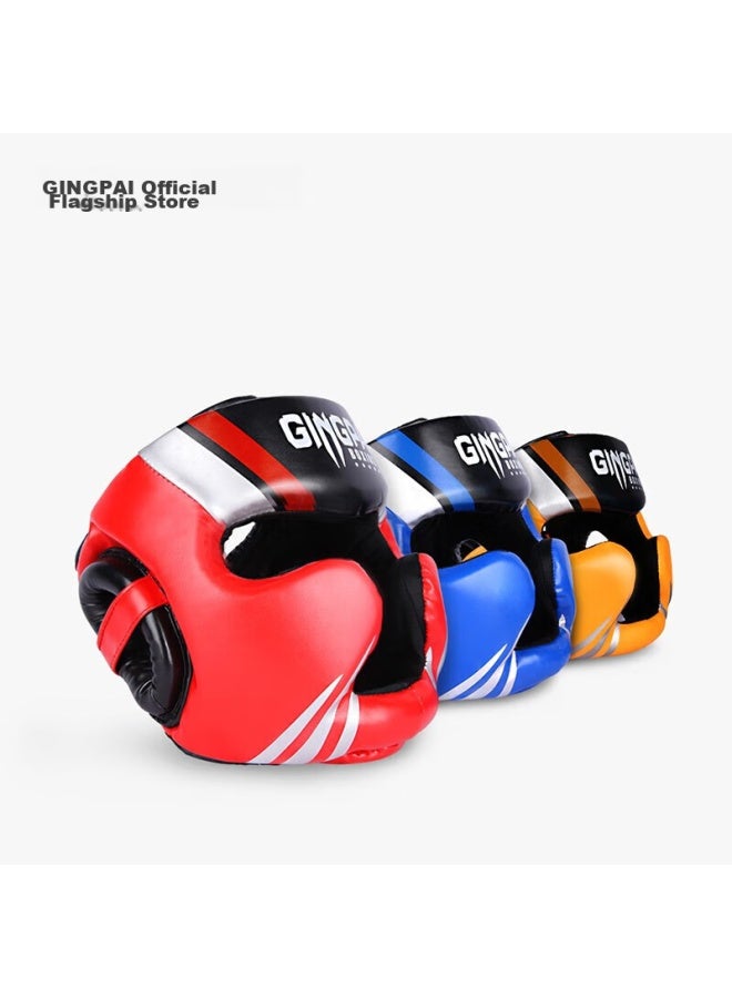 Competing pie Jingpai Boxing Head Guard, Professional Fighting And Sanda Protective Gear, For Adults And Children, Boxing Monkey Face Helmet, Full Protection Headgear - Image 5