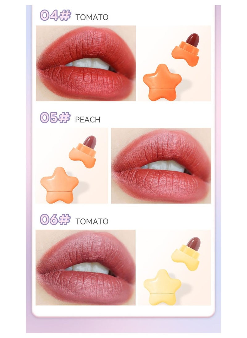 DEROL - Lipstick Set For Women 6pcs Matte Moisturizing Planet Party Capsule Lip Stick Velvet Long Lasting Waterproof Nude Non-Stick Cup 24 Hours Smudge Proof Permanent Color Stay Hydration Makeup Gift - Image 1