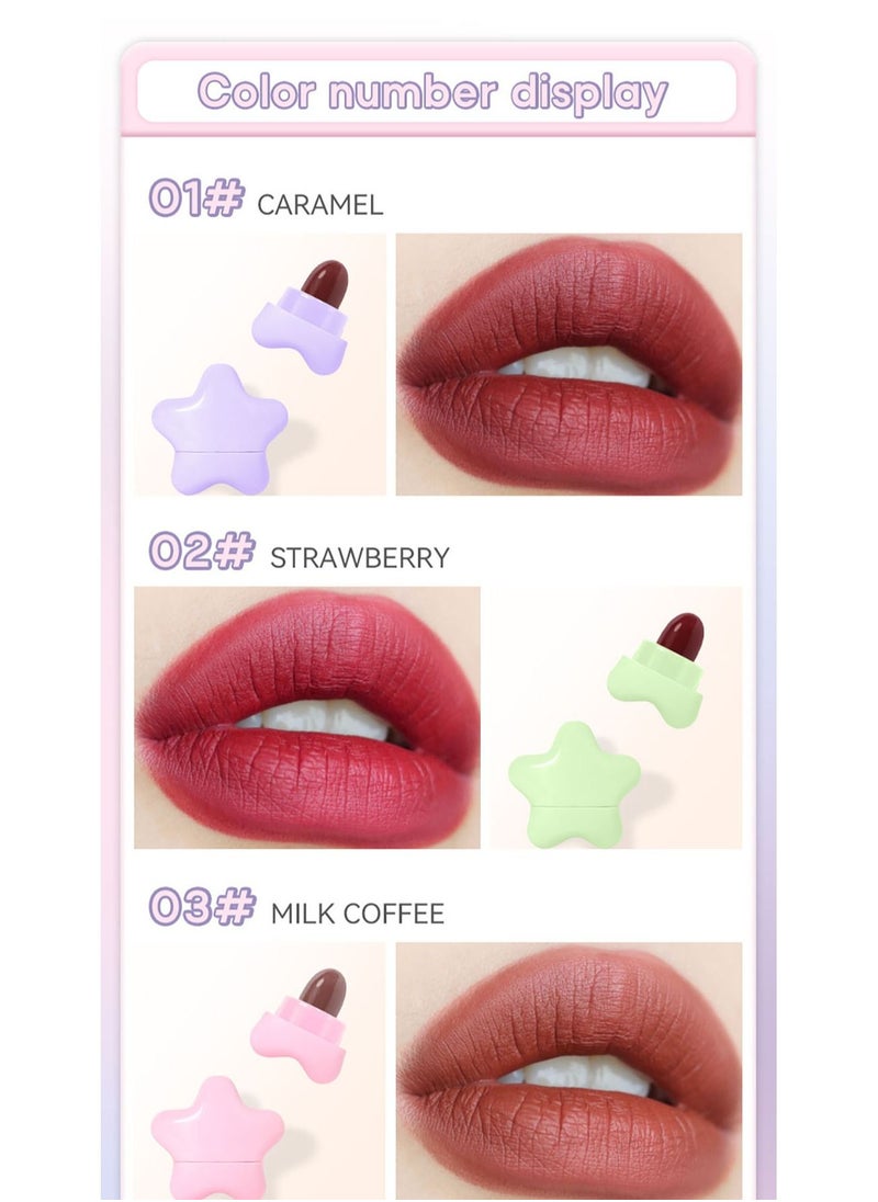 DEROL - Lipstick Set For Women 6pcs Matte Moisturizing Planet Party Capsule Lip Stick Velvet Long Lasting Waterproof Nude Non-Stick Cup 24 Hours Smudge Proof Permanent Color Stay Hydration Makeup Gift - Image 1