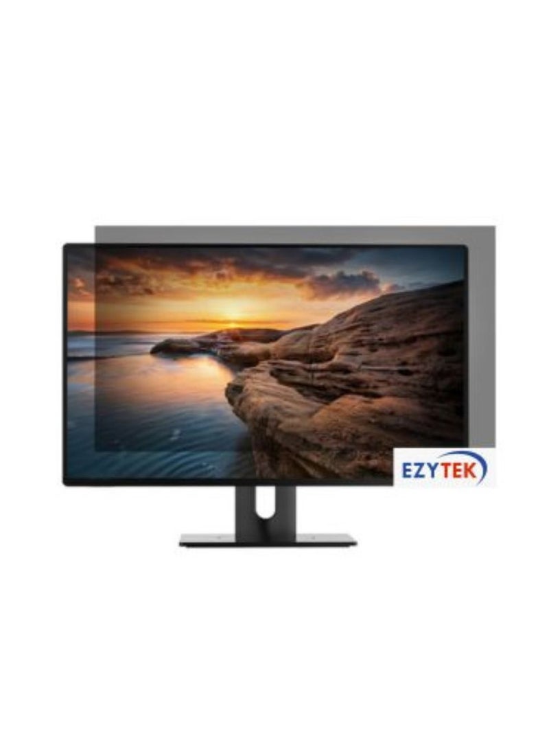 EZYTEK 15.6 Inch Computer Privacy Screen Filter for 16:9 Widescreen Monitor, Removable 15.6 inch Anti Blue Light Glare Privacy Shield, Anti Spy Security Protector  - Image 1