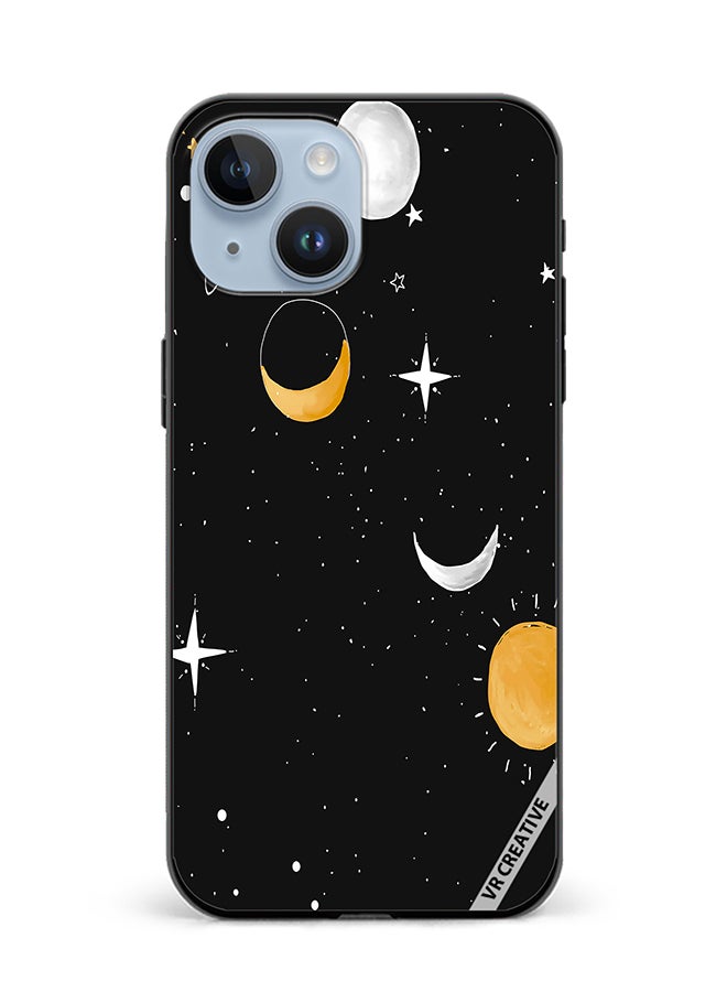 VR CREATIVE Protective Case Cover For Apple iPhone 15 Night Design Multicolour - Image 1