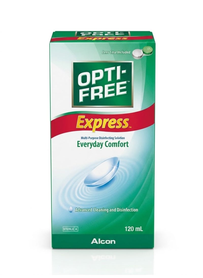 Opti-Free Express Multi-Purpose Disinfecting Solution Ever Day Comfort 120 ML - Image 1