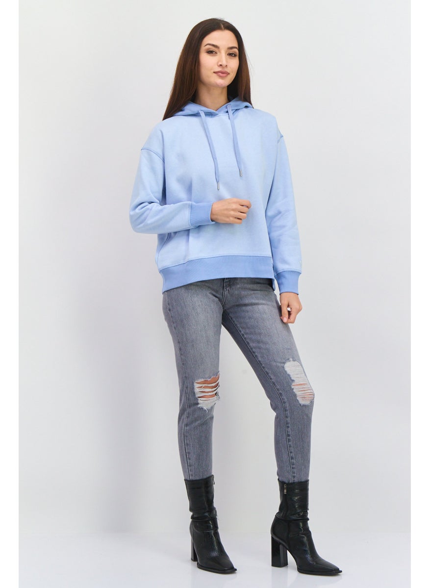 Women Solid Long Sleeve Fleece Hoodie, Light Blue - pzsku/Z07DEDF78DDEB0D385FE4Z/45/_/1737642534/bbbead47-98f6-4441-a8a2-370e4e8fb375