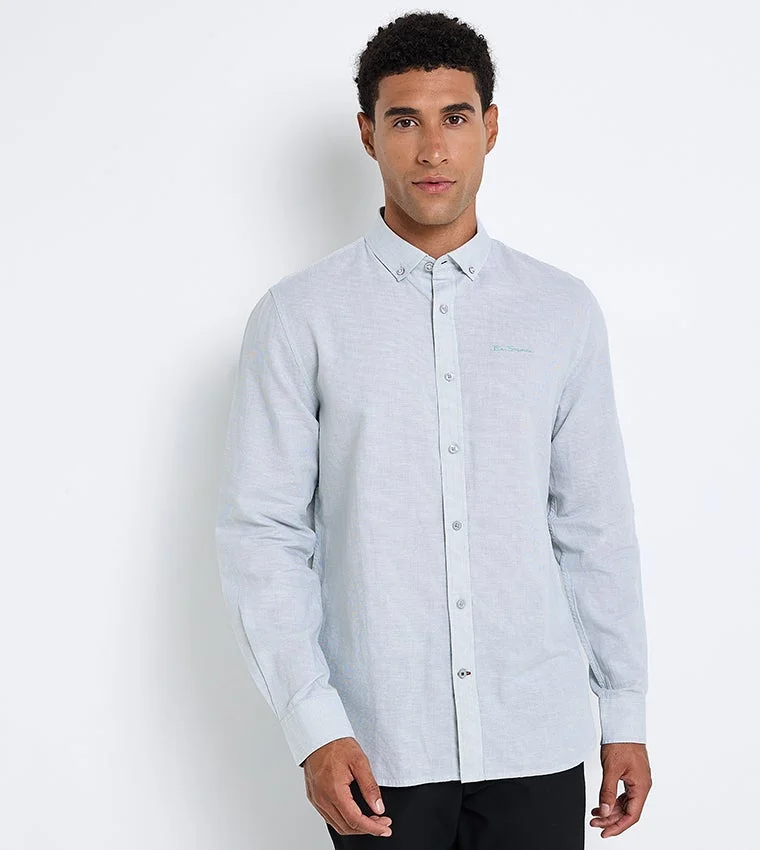 بين شيرمان Ben Sherman Men's Short Sleeve Striped Shirts