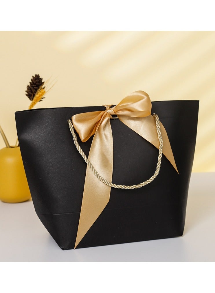 Gift Bags, Small Favor Bags, with Handles and Bow Ribbon, 28cmx 20cm x 10cm Waterproof Colorful Paper Gift Bags, for Baby Shower, Birthday, Wedding, Party, Festival, Holiday, 6 Colors - Image 3