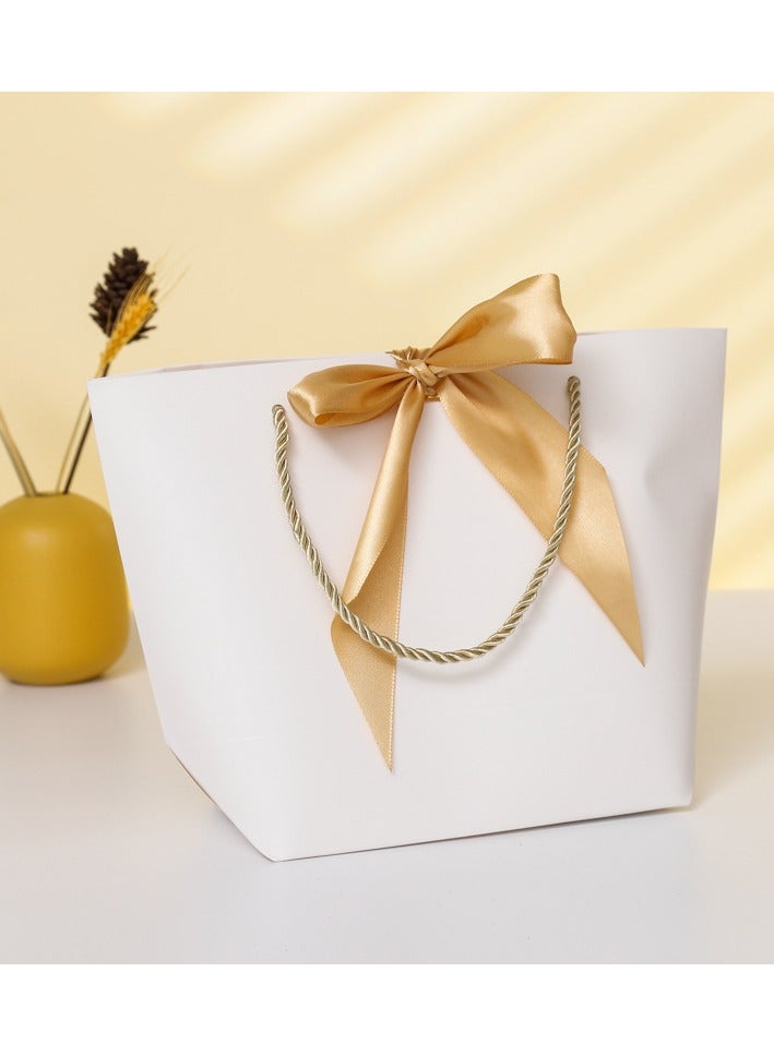 Gift Bags, Small Favor Bags, with Handles and Bow Ribbon, 28cmx 20cm x 10cm Waterproof Colorful Paper Gift Bags, for Baby Shower, Birthday, Wedding, Party, Festival, Holiday, 6 Colors - Image 5