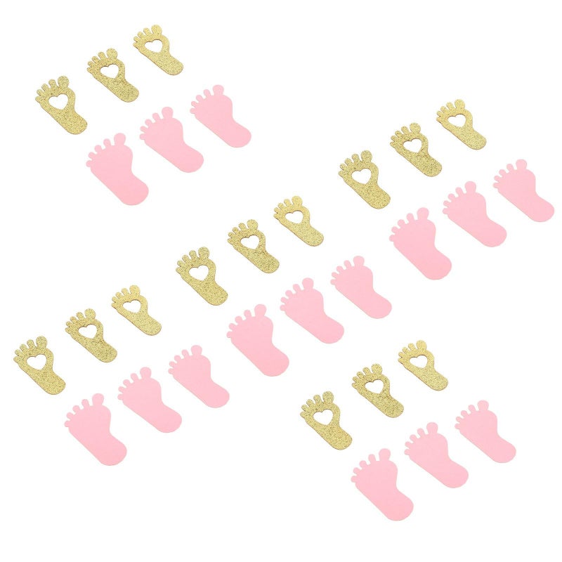 200pcs Pink Gold Paper Confetti Scatter Unique Party Decor for Birthday Table Decoration - Image 2