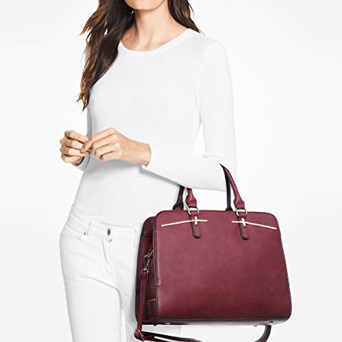 DASEIN Women Handbag Wallet Tote Shoulder Hobo Bag Top Handle Satchel Purse Set 2pcs with 3 Compartments - Image 2