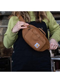 carhartt Carhartt Adjustable Waist, Durable, Water Resistant Hip Pack, Brown, One Size  - Image 3