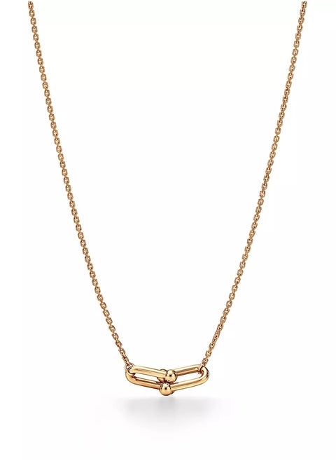 Tiffany HardWear Small Double Link Pendant in Yellow Gold