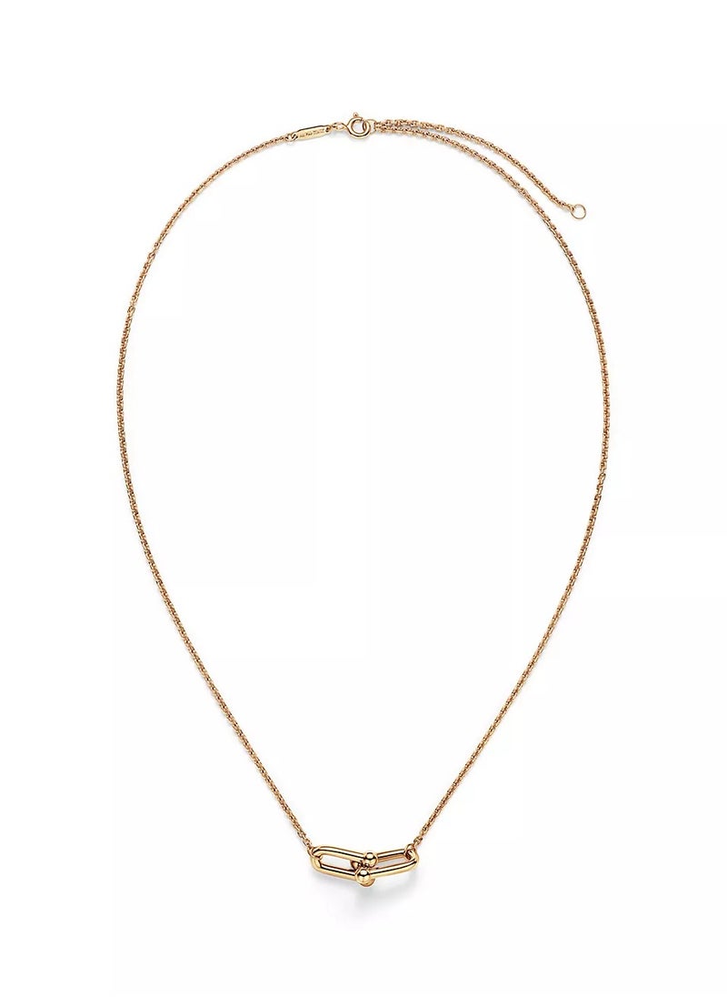 Tiffany HardWear Small Double Link Pendant in Yellow Gold