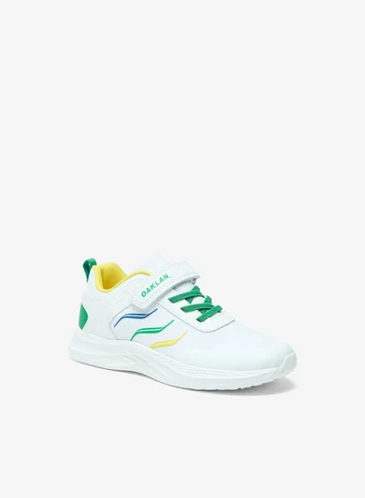 Oaklan by Shoexpress Panelled Walking Shoes with Hook and Loop Closure