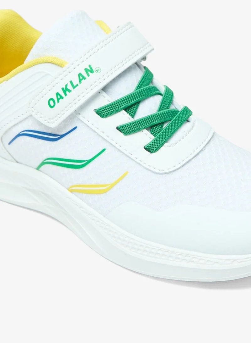 Oaklan by Shoexpress Panelled Walking Shoes with Hook and Loop Closure