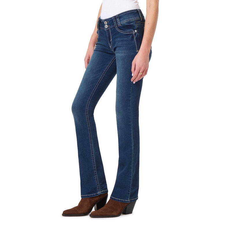WallFlower Womens InstaStretch Luscious Curvy Bootcut Jeans Chrystie 15