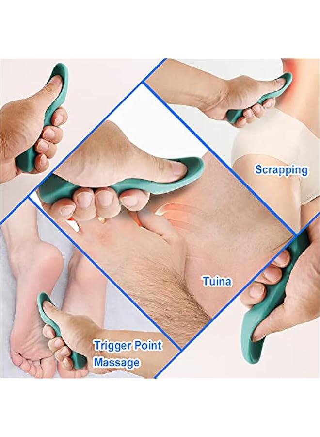 KHAJUL 3-Piece Point Massage Tool and Thumb Saver for Full Body Deep Tissue Massage, Manual Trigger with 3-Legged Massage Knobs, Stress Relief - Image 5