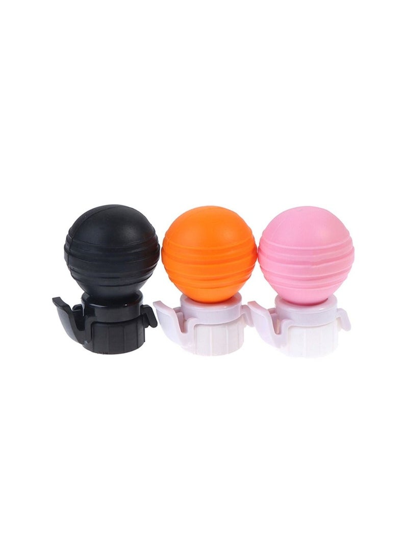 Generic 3 Pcs Reusable Drink Frizzy Drink Sealer Inflatable Bottle Stopper Caps Air Tight Soda Cap Carbonation Keeper Beverage Saver  - Image 4