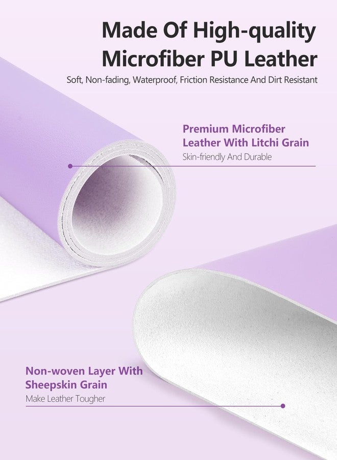 Deciniee Nail Art Table Mat, 23.6x15.8in Arm Rest Pad for Acrylic Nails, Purple - Image 4