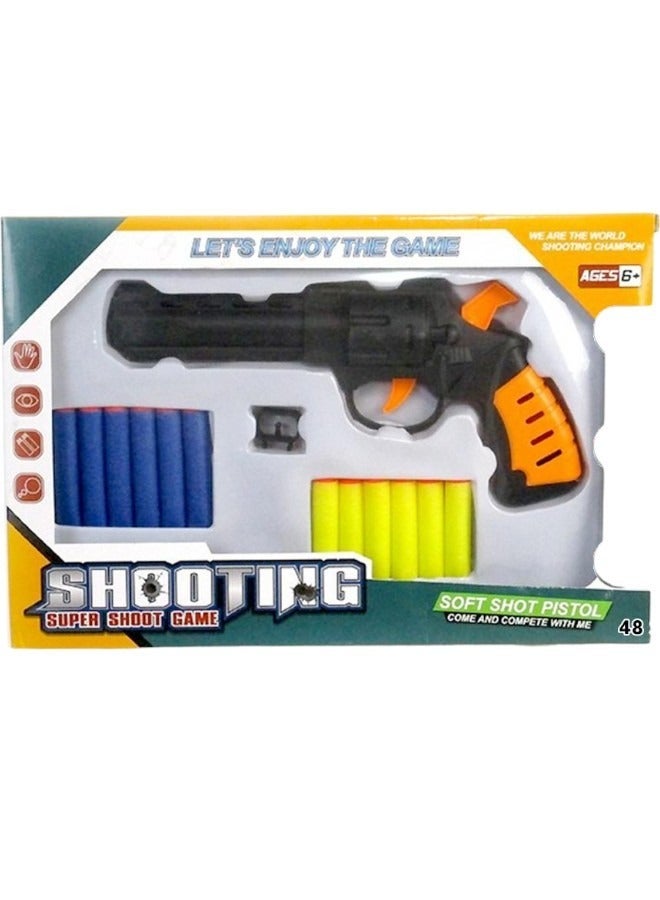 Toy Box Soft Bullet Toys Gun for Boys Blasting Toy Foam Blaster Soft Foam Bullets - Image 1
