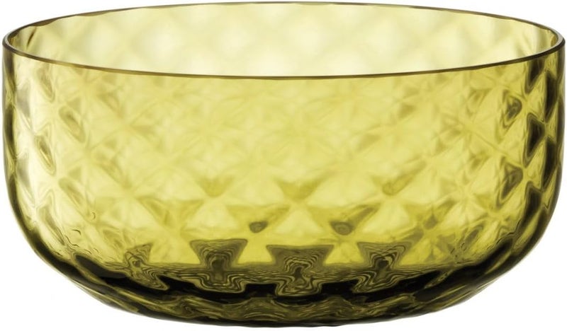 BS B&S Dapple Glass Bowl 12cm Water Blue - Elegant Textured Design - Ideal for Serving Olives, Snacks, or Desserts - Durable Decorative Tableware for Home & Entertaining (Wood Land - Image 1