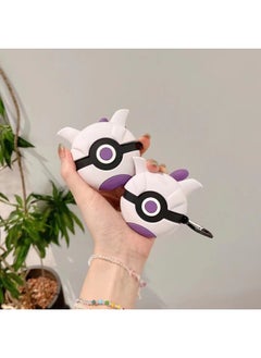 Pokémon Elf Ball Airpods 3 Protective Case For Apple Pro Wireless Bluetooth Headset Silicone Soft Case-Color:Purple Elf Ball + Carabiner-Applicable Model:Airpods 3 Generation