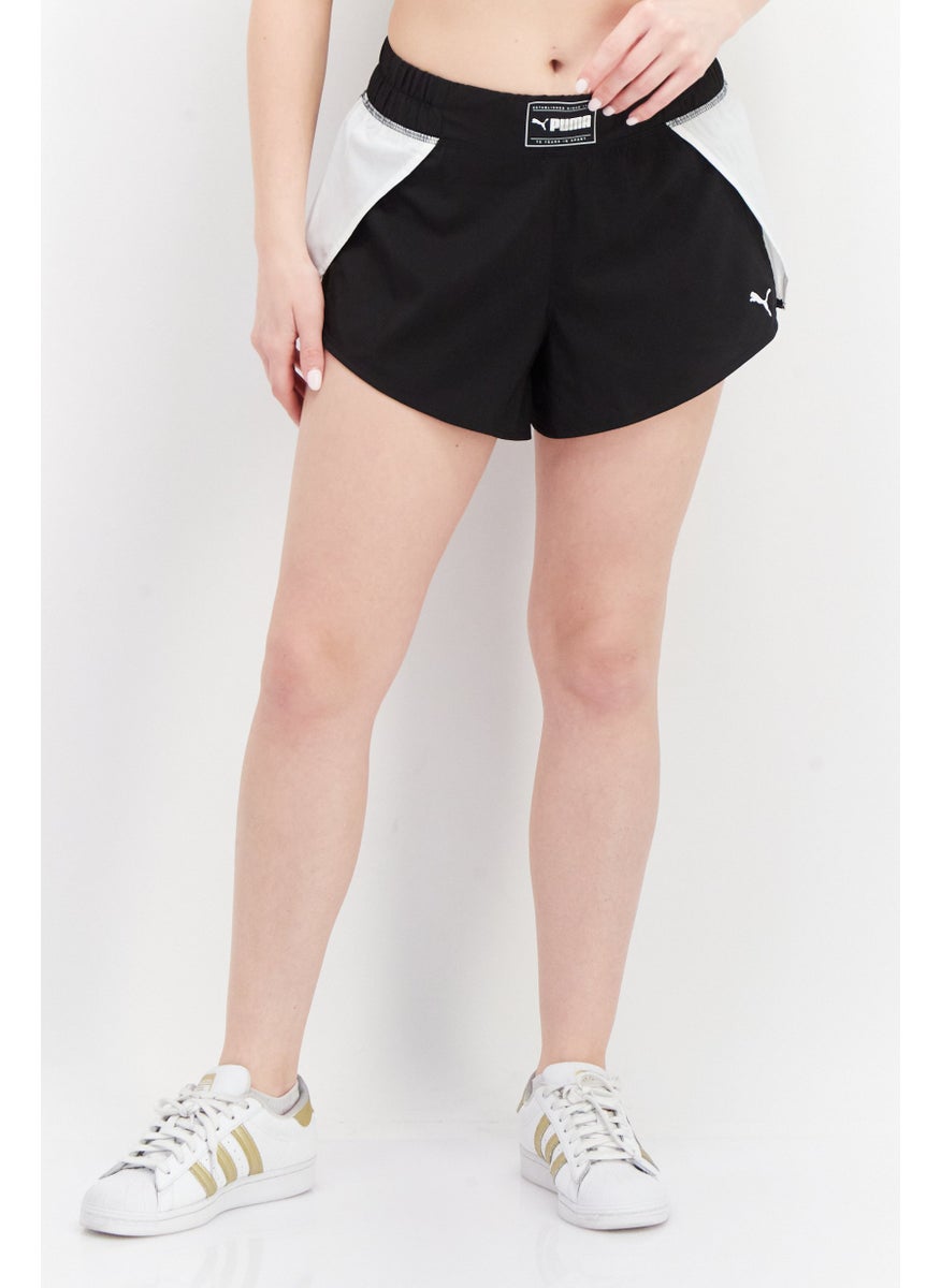 PUMA Women Sportswear Fit Flow Training Shorts, Black  - Image 1