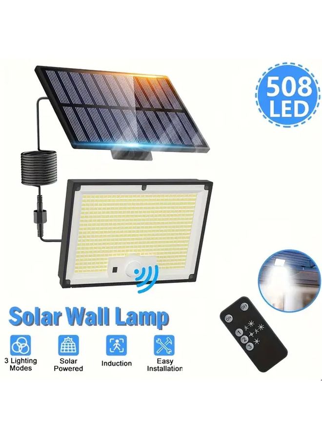 ضوء شمسي أبيض بارد مستشعر الحركة تصميم منقسم IP65 للداخل والخارج والحديقة - Image 2