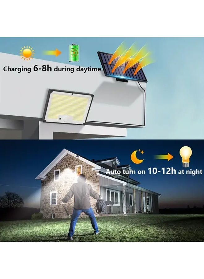 ضوء شمسي أبيض بارد مستشعر الحركة تصميم منقسم IP65 للداخل والخارج والحديقة - Image 5