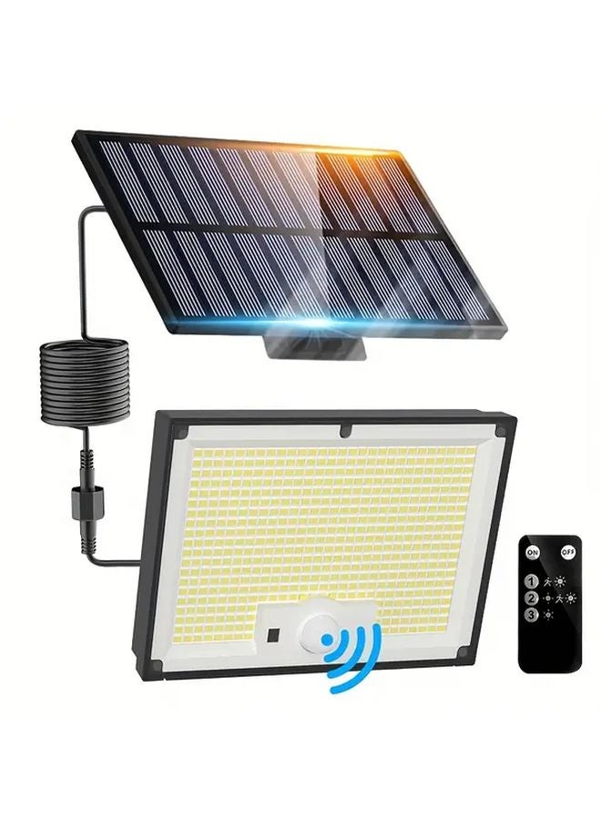 ضوء شمسي أبيض بارد مستشعر الحركة تصميم منقسم IP65 للداخل والخارج والحديقة - Image 1