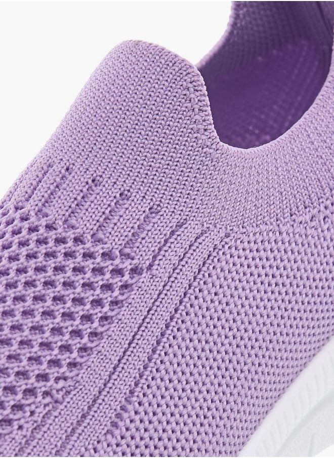 Oaklan by Shoexpress Girls Pull Tab Detail Slip-On Sneakers  - Image 4
