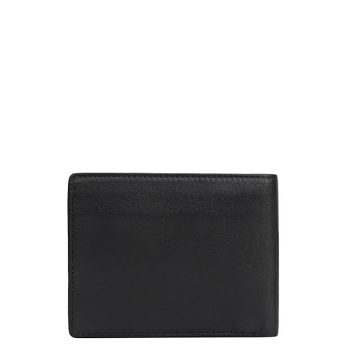 Da Milano RFID Protected Leather Wallet for Men – Black – Genuine Leather Bifold Wallet with 6 Card Slots, 2 Compartments & Pocket - Image 5