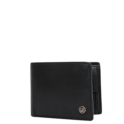 Da Milano RFID Protected Leather Wallet for Men – Black – Genuine Leather Bifold Wallet with 6 Card Slots, 2 Compartments & Pocket - Image 2