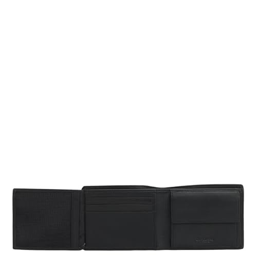 Da Milano RFID Protected Leather Wallet for Men – Black – Genuine Leather Bifold Wallet with 6 Card Slots, 2 Compartments & Pocket - Image 4