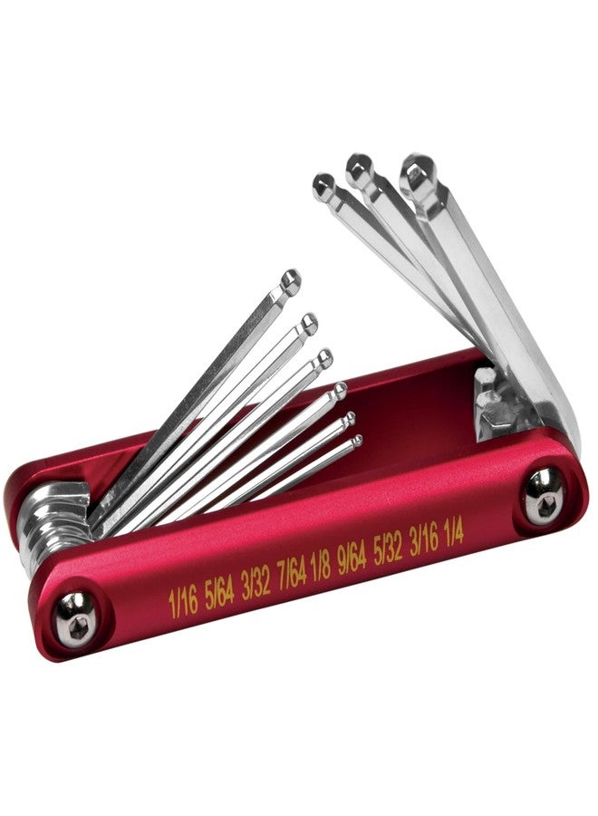 Performance Tool W9132 Alum SAE Folding Hex Key Set - Image 1