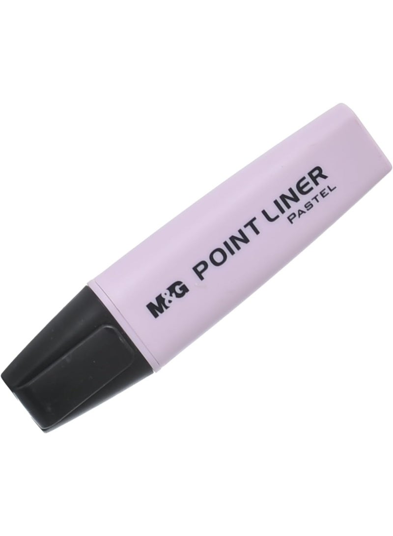 M&G Pastel Highlighter Pen with Chisel Tip, Purple - Image 3