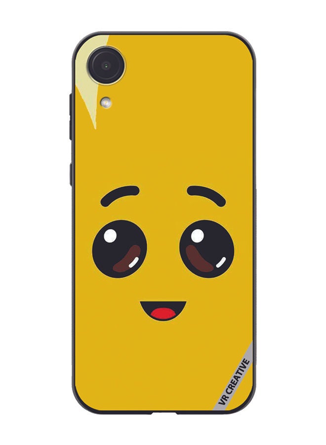 VR CREATIVE Protective Case Cover For Samsung Galaxy A03 Core Banana Smiley Design Multicolour - Image 1