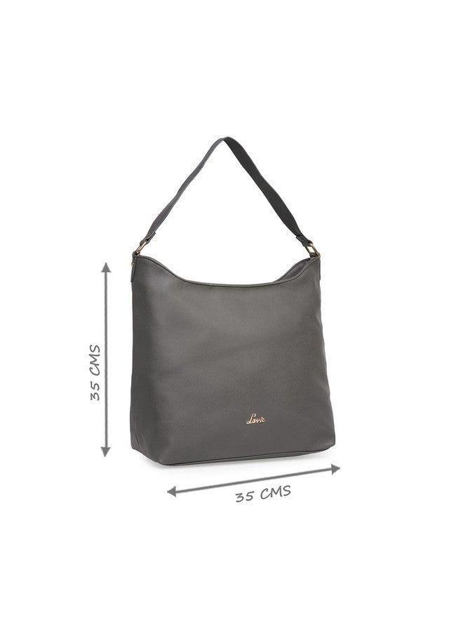 Lavie Polani Women's Satchel Bag (Grey) - Image 4