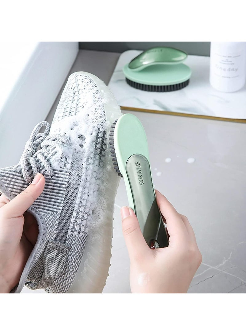 أوزيغالور 2 عبوة فراشي تنظيف الغسيل الناعمة - فراشي تنظيف البقع للملابس والأحذية والأقمشة (أزرق) - Image 5