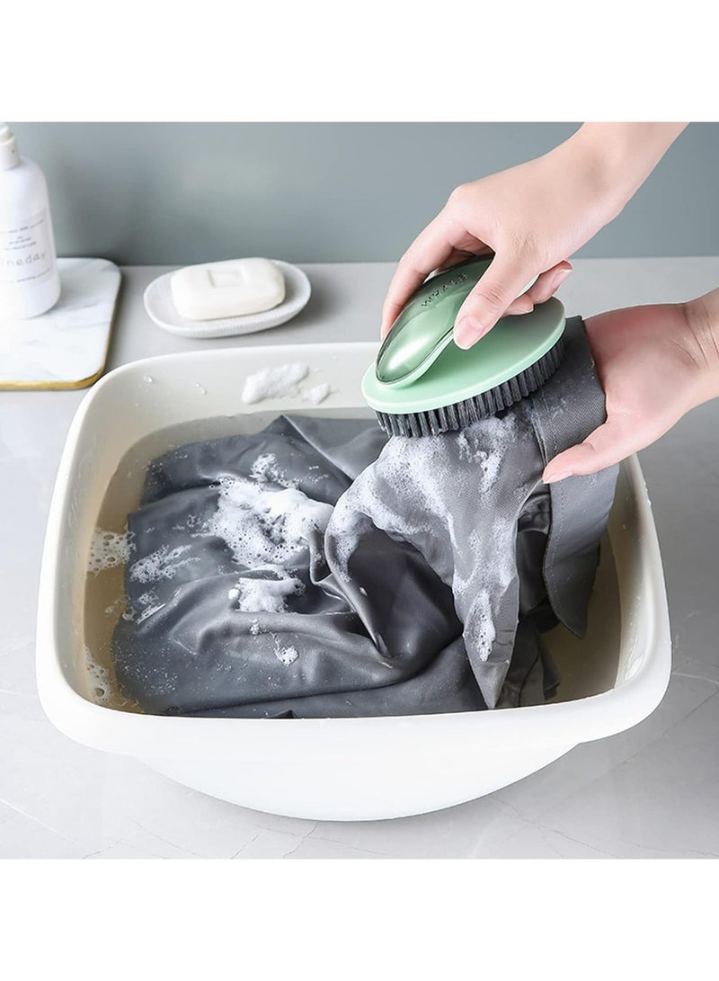 أوزيغالور 2 عبوة فراشي تنظيف الغسيل الناعمة - فراشي تنظيف البقع للملابس والأحذية والأقمشة (أزرق) - Image 4