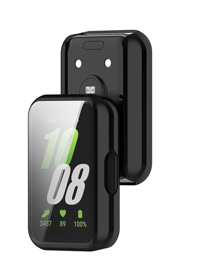 ماركة غير محددة - مناسب لساعة Samsung Galaxy fit 3 المطلية باللون الأسود - Image 1
