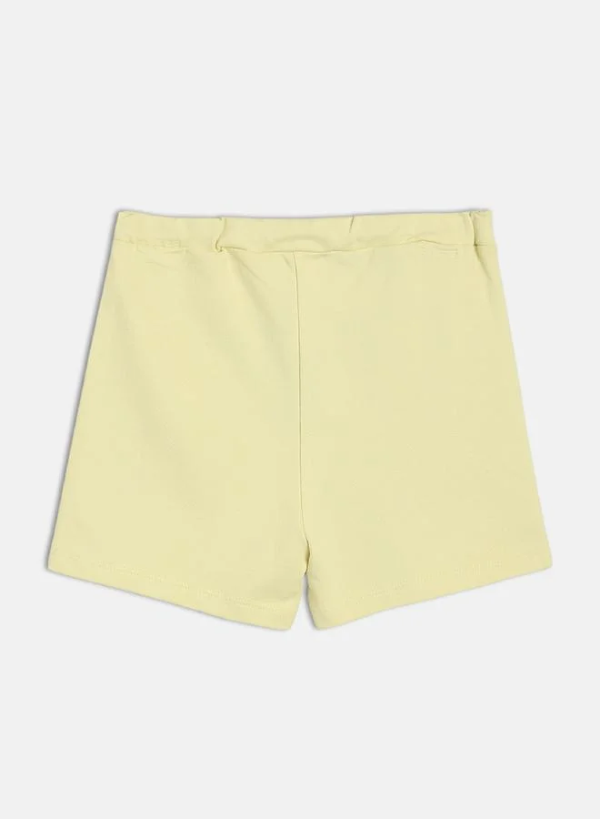 MINIKLUB Girls Plain Cotton Knitted Shorts