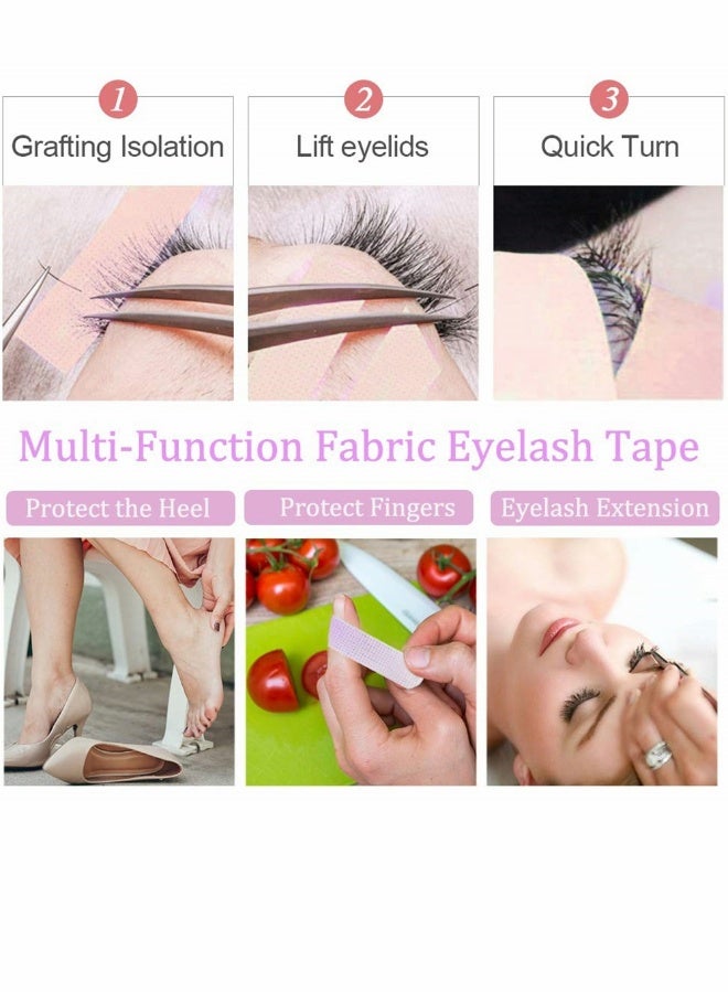 Generic Eyelash Tape, Lash Tape for Eyelash Extension, Non-Woven Fabric Lash Tape Adhesive Breathable Micropore Fabric Medical Tape for Eyelash Extension Supply Tape, Total 6 Rolls, Purple  - Image 4