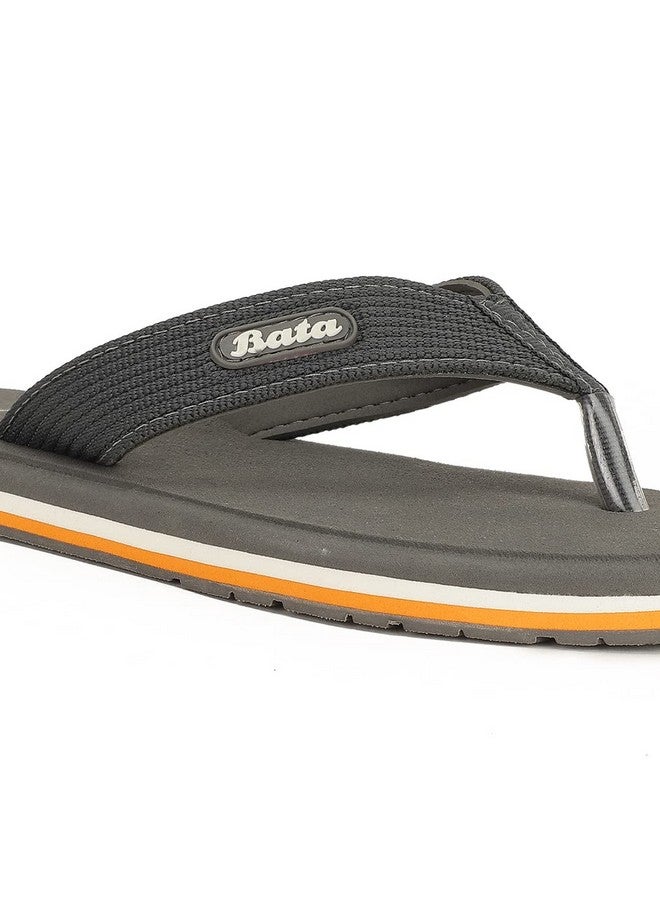 Bata Men ORTHORISE Grey Flip Flops, Size- 8 - Image 5