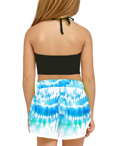 Deerose Hawaiian Cover Up for Kid Girls - Quick Dry Bathing Shorts With Elastic Waist - Swim Shorts 13-14 Years - Image 4