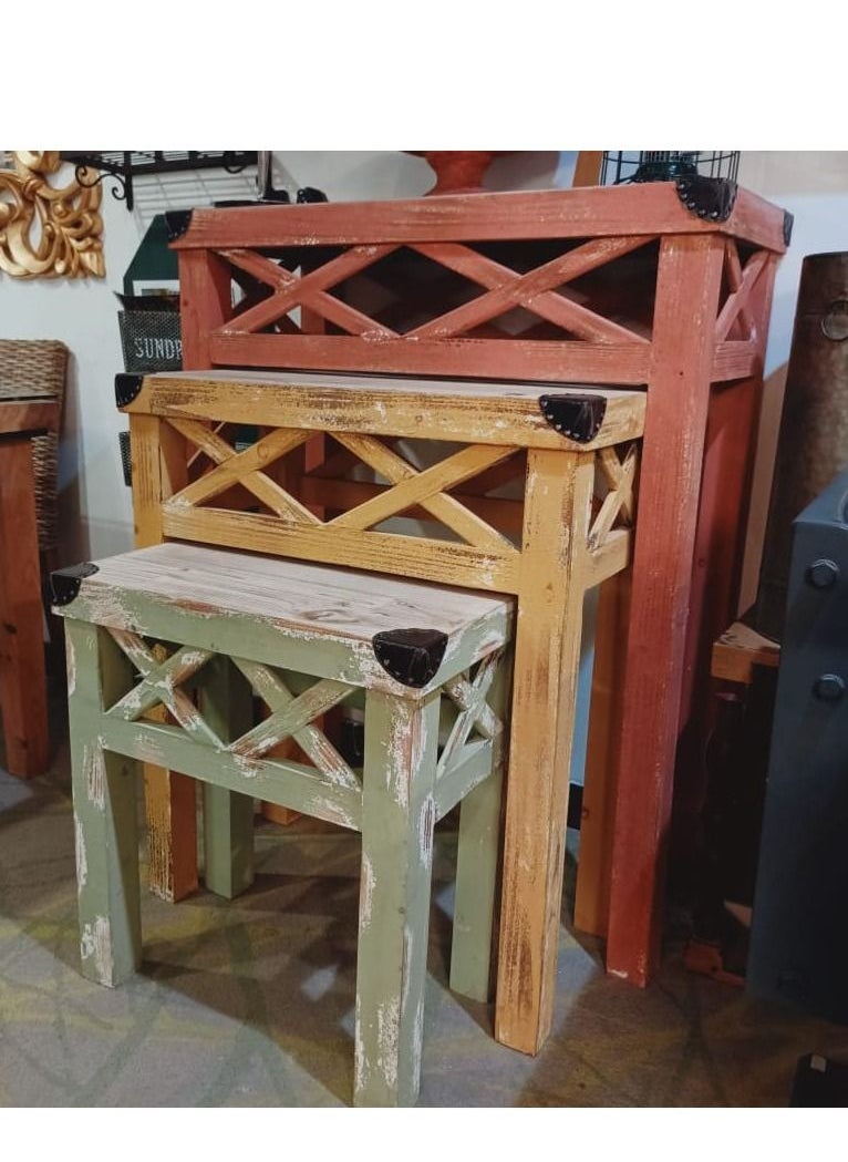 ANTIC LINE ASSORTED TABLE STANDS 