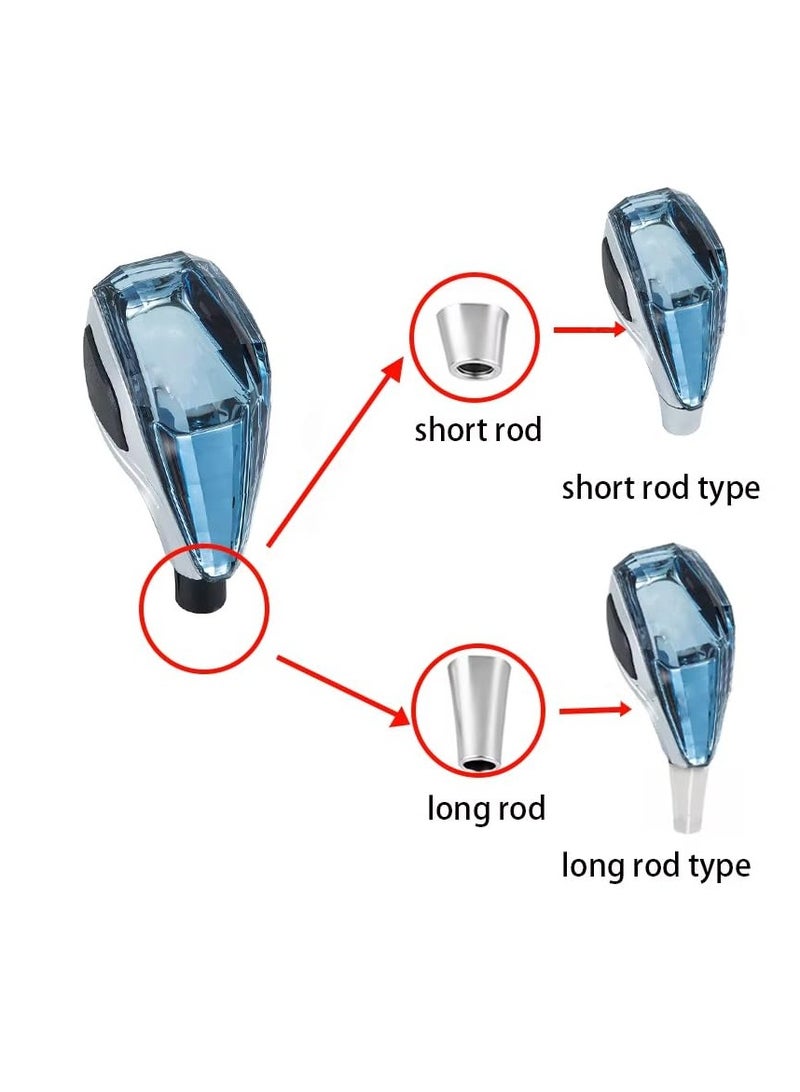 WINCA 7 Colors Crystal Gear Lever knobs with logo Touch Activated Ultra LED Light Illuminated Gear Shift Knob,Fits for Most Cars with Button-Less Operated Shifter (MANUAL) - Image 4
