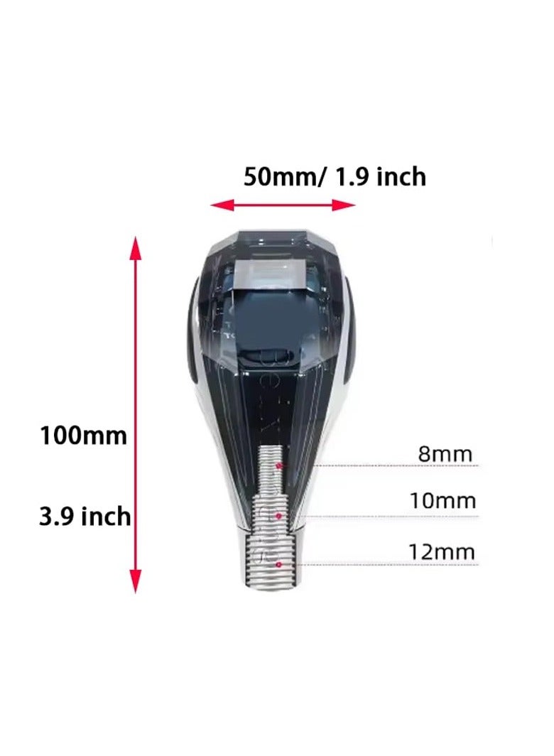 WINCA 7 Colors Crystal Gear Lever knobs with logo Touch Activated Ultra LED Light Illuminated Gear Shift Knob,Fits for Most Cars with Button-Less Operated Shifter (MANUAL) - Image 5