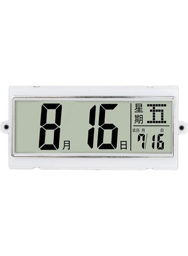 Compas Wall Clock, Living Room Clock, Quartz Clock, Wall-Mounted Clock With Calendar, C3219Ay, Pure White, 35Cm - Image 3