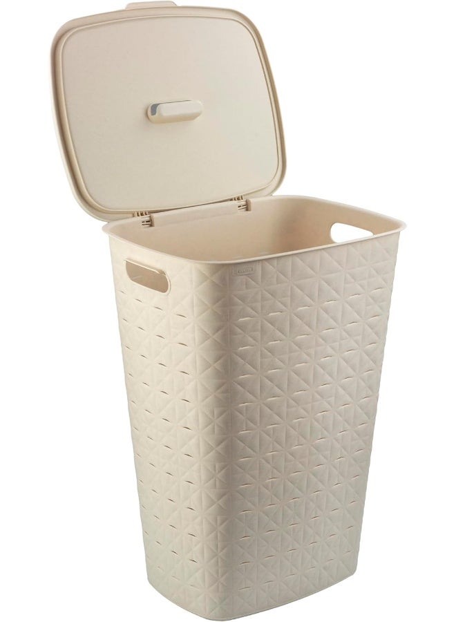 Curver CV SOFTEX HAMPER 56L WHITE - Image 1